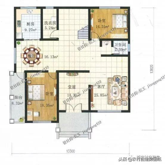 10套適合南北方農(nóng)村的二層別墅設(shè)計(jì)圖，各有所長(zhǎng)，精美舒適，歡迎選購(gòu)