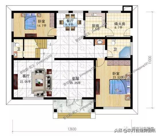 10套適合南北方農(nóng)村的二層別墅設(shè)計(jì)圖，各有所長(zhǎng)，精美舒適，歡迎選購(gòu)