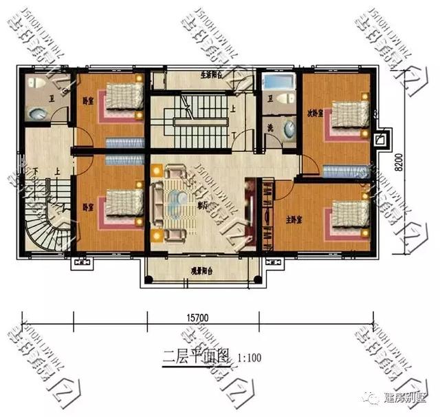 不同類型的小別墅自建房，第一棟歐式風(fēng)格，第二棟適合兩兄弟住