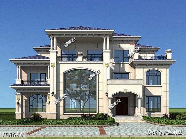 新款別墅設(shè)計(jì)圖，奮斗到40歲擁有別墅，你就是人生贏家