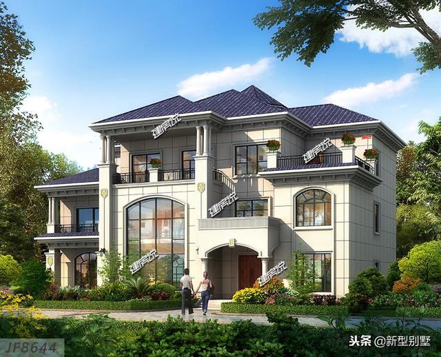 新款別墅設(shè)計(jì)圖，奮斗到40歲擁有別墅，你就是人生贏家