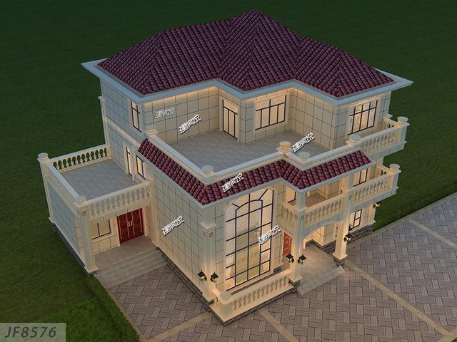 三層豪華歐式別墅設(shè)計(jì)圖，華麗麗的豪宅既視感，酷到?jīng)]朋友