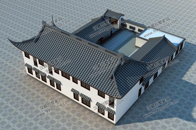 2024年鄉(xiāng)村自建別墅設(shè)計(jì)圖，3棟中式別墅，古色古香又不乏新意