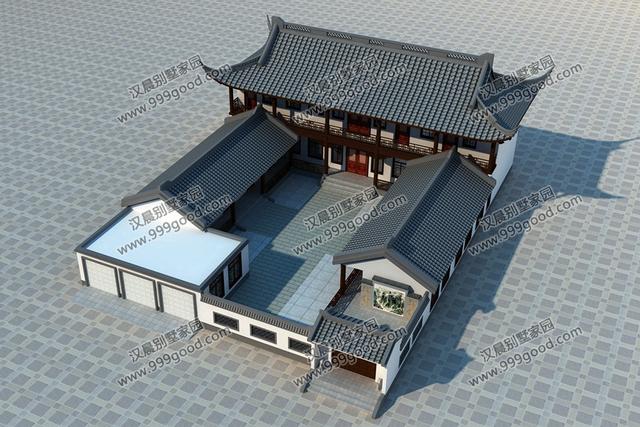 2024年鄉(xiāng)村自建別墅設(shè)計(jì)圖，3棟中式別墅，古色古香又不乏新意