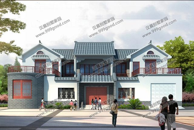 2024年鄉(xiāng)村自建別墅設(shè)計(jì)圖，3棟中式別墅，古色古香又不乏新意