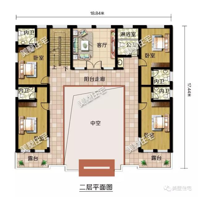 典雅中式別墅設(shè)計(jì)圖，上有露臺(tái)，下有庭院，這才是中國最美的房子！