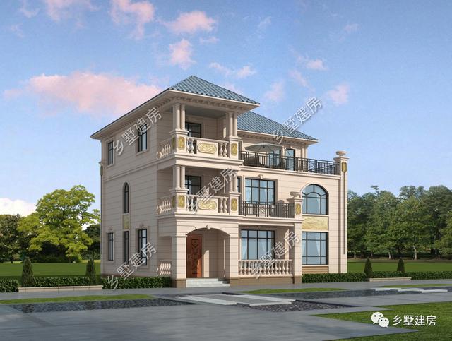 14X10米鄉(xiāng)村小別墅設(shè)計圖，桌球室+露臺完美設(shè)計，經(jīng)典實用不落伍！