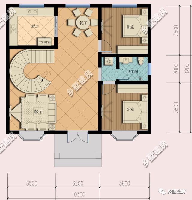 10X9米小別墅自建設(shè)計圖推薦，造價忒經(jīng)濟(jì)，這血汗錢就是要花在刀刃上！