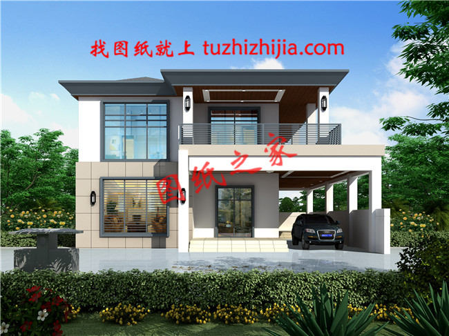 2019獨(dú)棟現(xiàn)代簡(jiǎn)約風(fēng)格別墅外觀圖，外觀新潮，風(fēng)格獨(dú)特