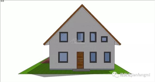 德式小洋樓設(shè)計圖推薦，9.5MX10M精致別墅