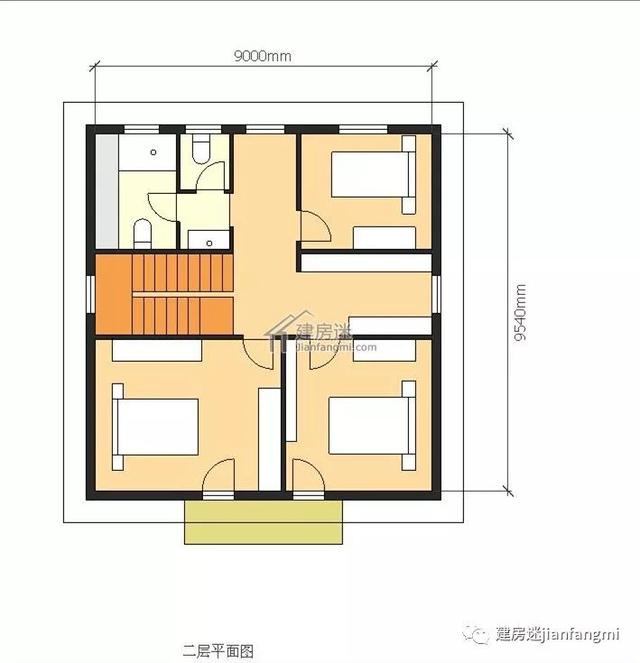 德式小洋樓設(shè)計圖推薦，9.5MX10M精致別墅