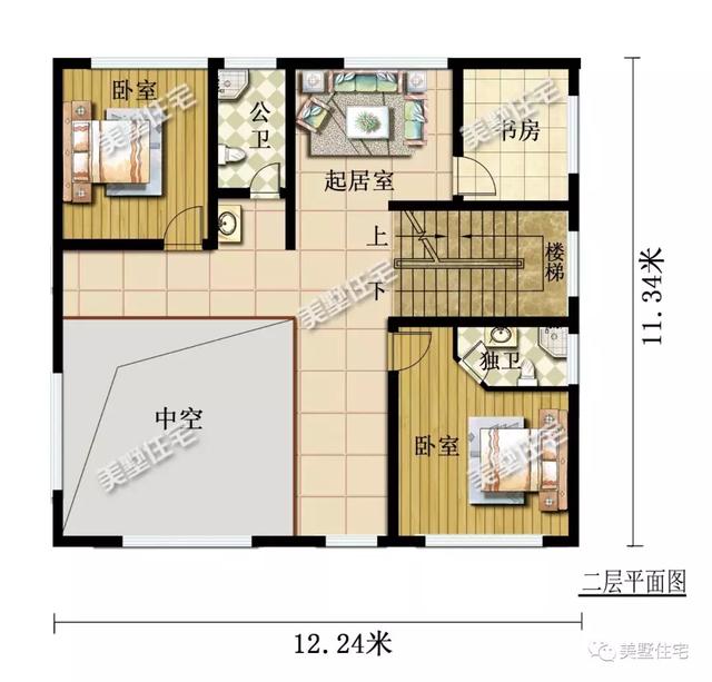 現(xiàn)代風(fēng)美墅設(shè)計(jì)圖，清爽簡(jiǎn)約，建一棟有面兒又有范兒