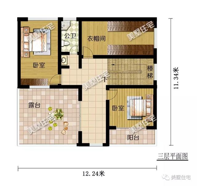 現(xiàn)代風(fēng)美墅設(shè)計(jì)圖，清爽簡(jiǎn)約，建一棟有面兒又有范兒