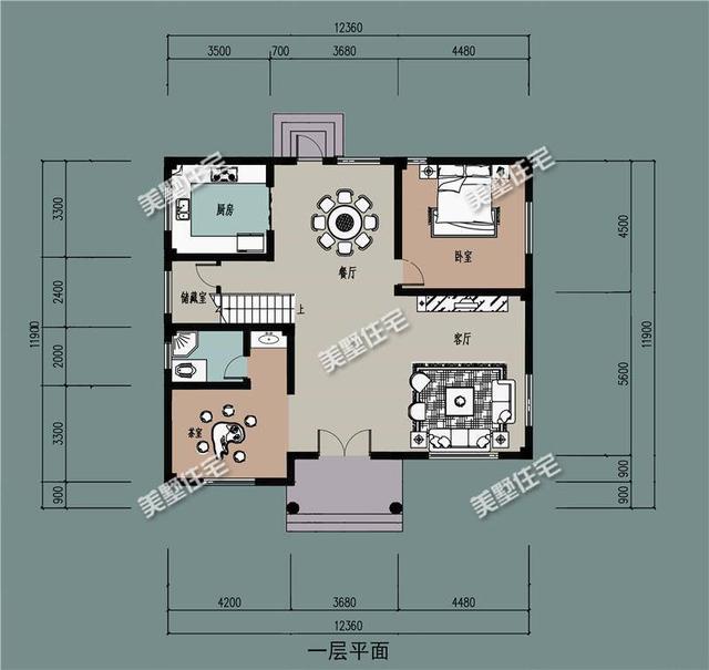 三款農(nóng)村經(jīng)典別墅自建房，第一款肯定有人建，第三款是小面積的首選