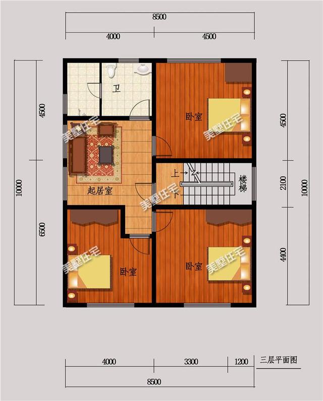 三款農(nóng)村經(jīng)典別墅自建房，第一款肯定有人建，第三款是小面積的首選