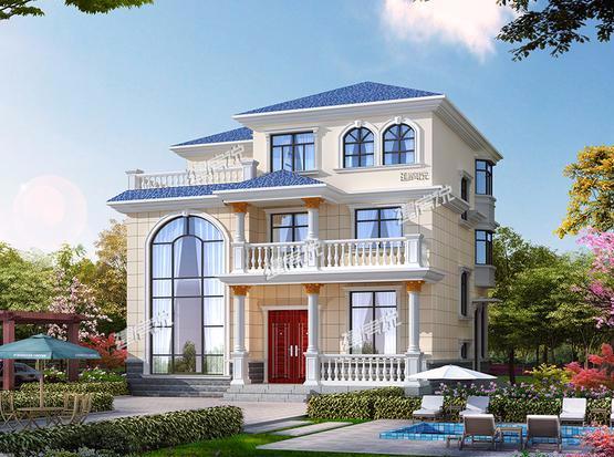 三層7居室別墅設(shè)計(jì)圖，美觀大氣多露臺很實(shí)用，超漂亮！