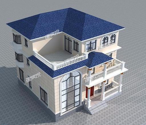 三層7居室別墅設(shè)計(jì)圖，美觀大氣多露臺很實(shí)用，超漂亮！