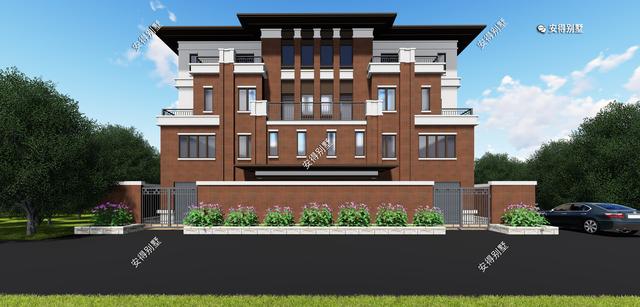 4層兄弟雙拼別墅設(shè)計(jì)圖，新中式建筑挑空大客廳設(shè)計(jì)，經(jīng)典霸氣！