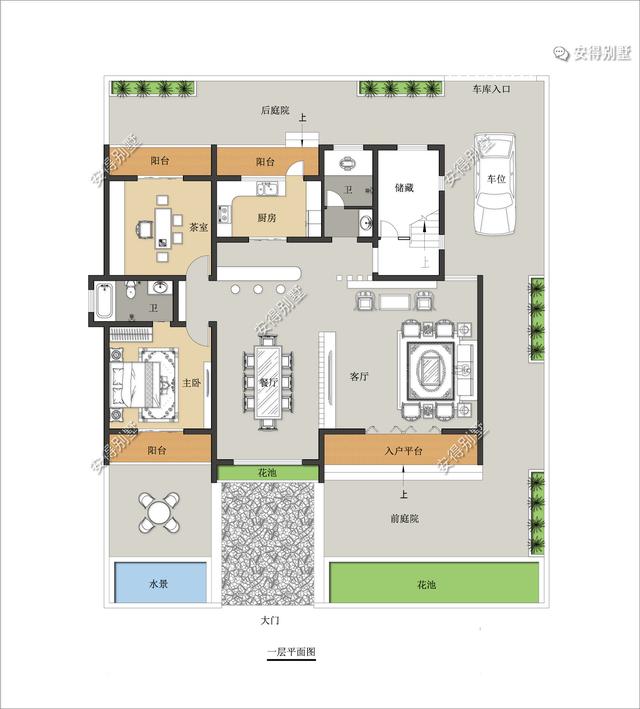 5套氣場十足的新中式合院別墅設(shè)計(jì)圖，帶你見識真正的豪宅