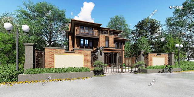 5套氣場十足的新中式合院別墅設(shè)計(jì)圖，帶你見識真正的豪宅