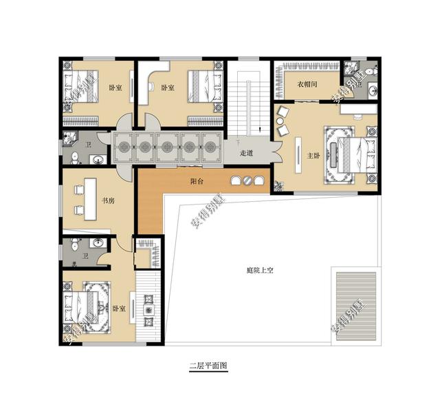 5套氣場十足的新中式合院別墅設(shè)計(jì)圖，帶你見識真正的豪宅