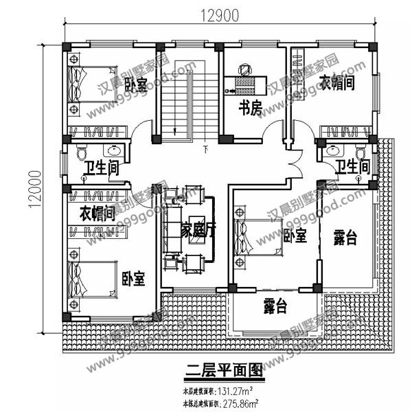 外觀漂亮的二層小別墅設(shè)計(jì)圖，造價(jià)30萬左右，復(fù)式布局最受歡迎