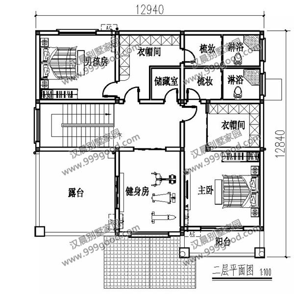 外觀漂亮的二層小別墅設(shè)計(jì)圖，造價(jià)30萬左右，復(fù)式布局最受歡迎
