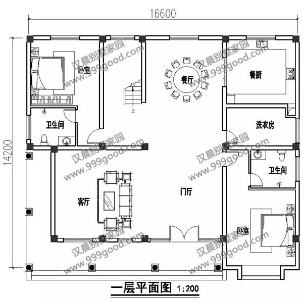 外觀漂亮的二層小別墅設(shè)計(jì)圖，造價(jià)30萬左右，復(fù)式布局最受歡迎