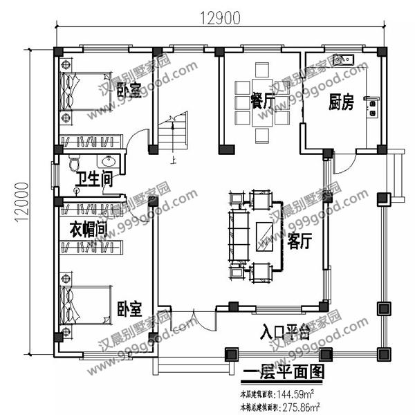 外觀漂亮的二層小別墅設(shè)計(jì)圖，造價(jià)30萬左右，復(fù)式布局最受歡迎
