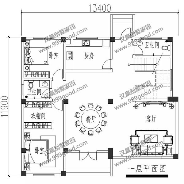 外觀漂亮的二層小別墅設(shè)計(jì)圖，造價(jià)30萬左右，復(fù)式布局最受歡迎