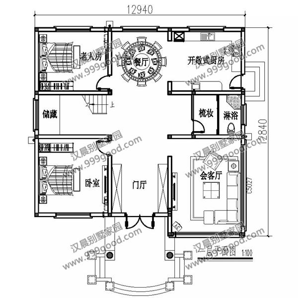 外觀漂亮的二層小別墅設(shè)計(jì)圖，造價(jià)30萬左右，復(fù)式布局最受歡迎