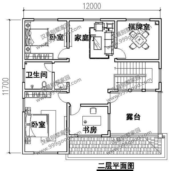 外觀漂亮的二層小別墅設(shè)計(jì)圖，造價(jià)30萬左右，復(fù)式布局最受歡迎