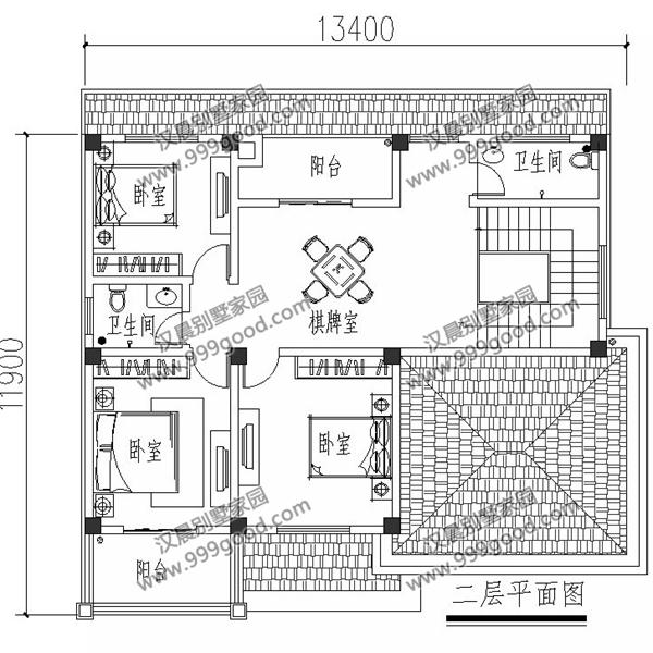 外觀漂亮的二層小別墅設(shè)計(jì)圖，造價(jià)30萬左右，復(fù)式布局最受歡迎