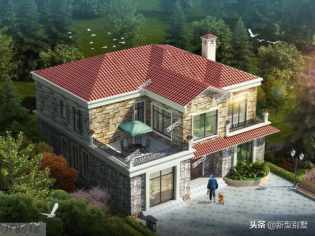 這棟經(jīng)典別墅設(shè)計(jì)圖，讓你一家日子紅紅火火