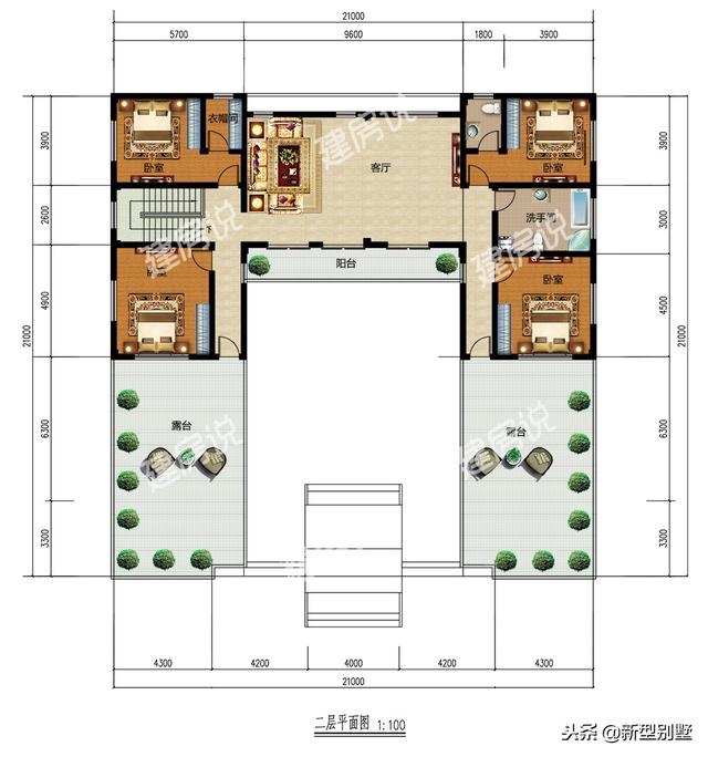 經(jīng)典四合院設(shè)計圖，60萬開建，還配套了大車庫，身份的象征