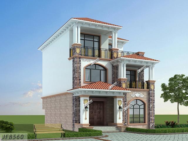 這3套別墅設(shè)計圖，最低只要20萬開建，小宅基地建房的福音。