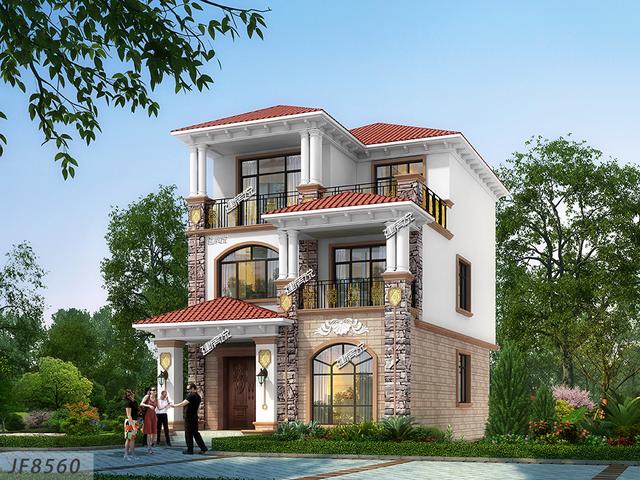 這3套別墅設(shè)計圖，最低只要20萬開建，小宅基地建房的福音。