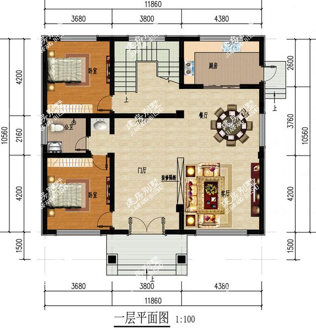 實用別墅設(shè)計圖，農(nóng)村自建房不管幾層，實用便利性為首要