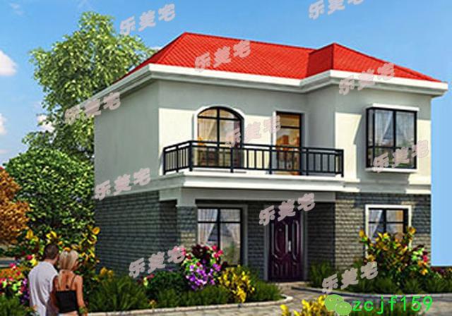 農(nóng)村二層小別墅戶型設計圖，功能齊全，精神、時尚