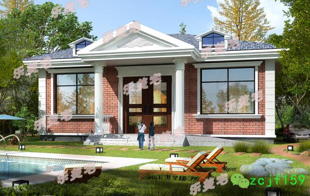 新農(nóng)村一層自建房設(shè)計圖紙，造價經(jīng)濟實惠，美觀大方