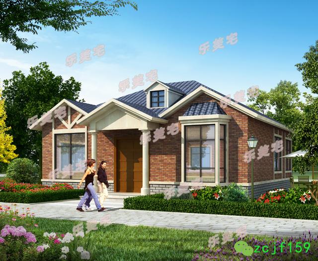 新農(nóng)村一層自建房設(shè)計圖紙，造價經(jīng)濟實惠，美觀大方