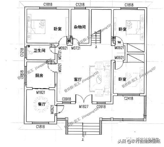 農(nóng)村別墅設(shè)計(jì)首選帶露臺(tái)戶型，露臺(tái)讓你享受陽光的同時(shí)更有安全感