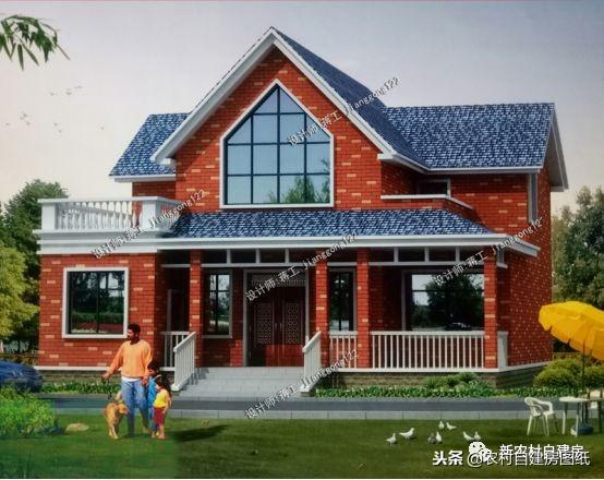 農(nóng)村別墅設(shè)計(jì)首選帶露臺(tái)戶型，露臺(tái)讓你享受陽光的同時(shí)更有安全感