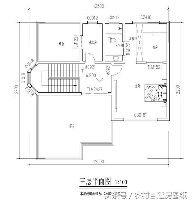 5款帶堂屋農(nóng)村別墅設(shè)計(jì)圖，二層三層都有，適合不同需求的家族建房使用