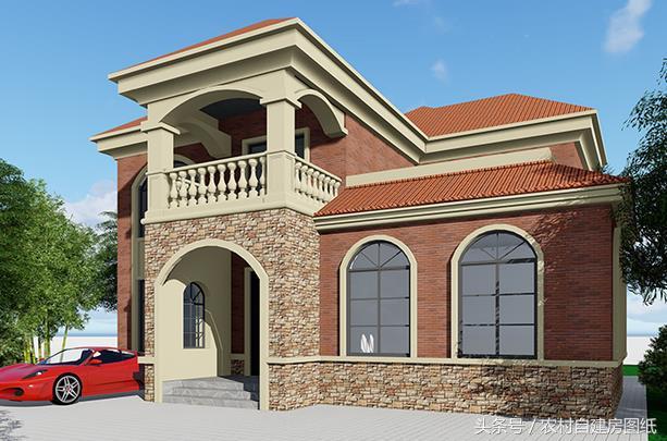 5款帶堂屋農(nóng)村別墅設(shè)計(jì)圖，二層三層都有，適合不同需求的家族建房使用