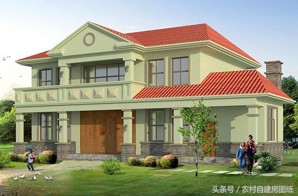 5款帶堂屋農(nóng)村別墅設(shè)計(jì)圖，二層三層都有，適合不同需求的家族建房使用