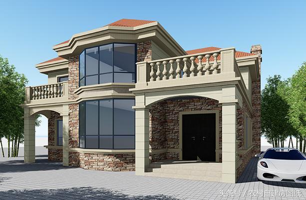 5款帶堂屋農(nóng)村別墅設(shè)計(jì)圖，二層三層都有，適合不同需求的家族建房使用