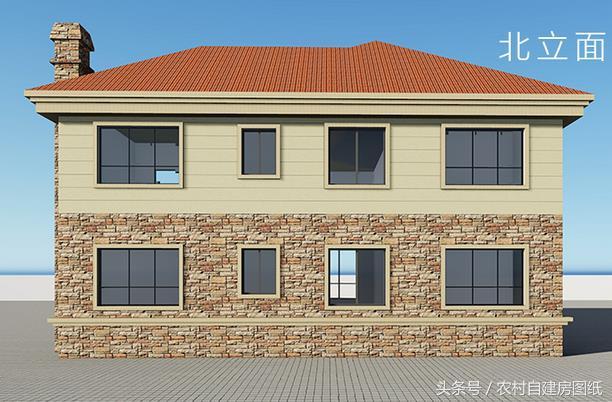 5款帶堂屋農(nóng)村別墅設(shè)計(jì)圖，二層三層都有，適合不同需求的家族建房使用