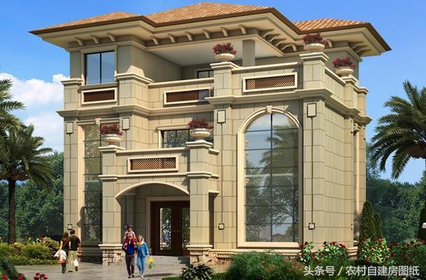 5款帶堂屋農(nóng)村別墅設(shè)計(jì)圖，二層三層都有，適合不同需求的家族建房使用