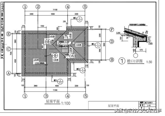 農(nóng)村自建房全套設(shè)計(jì)施工圖，小戶型，立體美觀，清新大方
